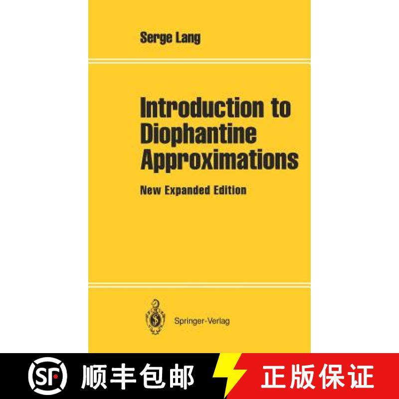 【3-4周达】Introduction to Diophantine Approximations : New Expanded Edition [9780387944562]