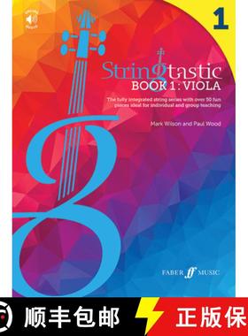【3-4周达】Stringtastic Book 1 -- Viola: The Fully Integrated String Series with Over 50 Fun Pieces I... [9780571542567]