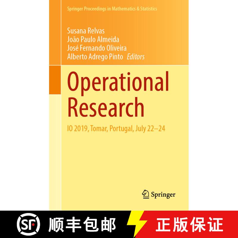 【3-4周达】精装 Operational Research: IO 2019, Tomar, Portugal, July 22–24 [9783030854751] - 实物图