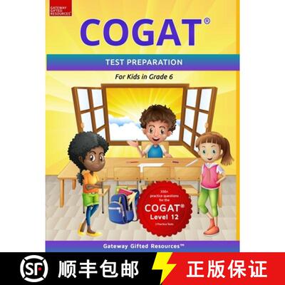 【3-4周达】COGAT Test Prep Grade 6 Level 12: Two Practice Tests for Children in Sixth Grade / Gifted ... [9798985476248]