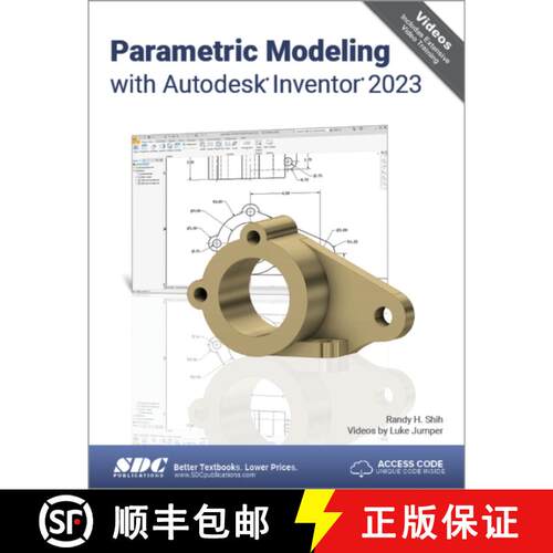 【3-4周达】Parametric Modeling with Autodesk Inventor 2023 [9781630575069]