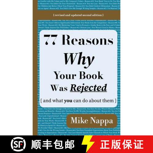 【3-4周达】77 Reasons Why Your Book Was Rejected { and what you can do about them }: updated and revi... [9781939953780]