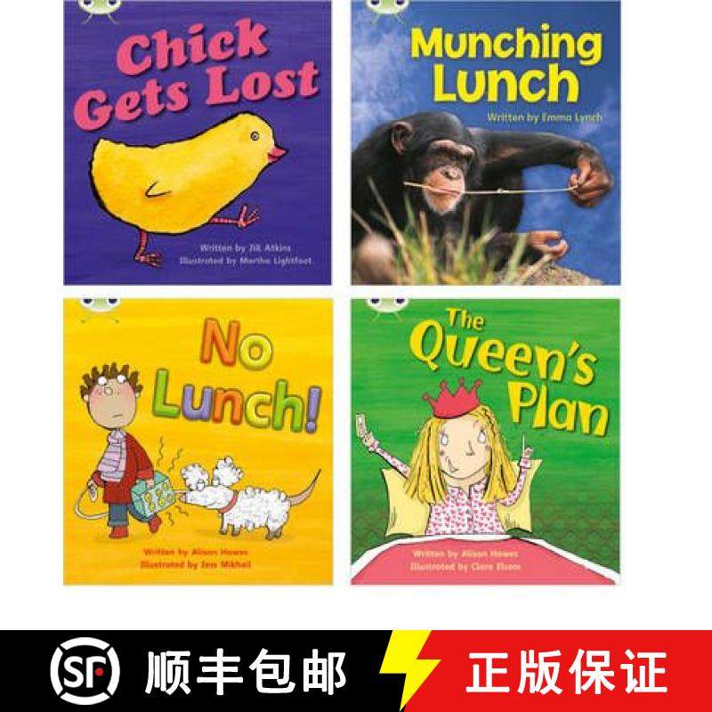 【3-4周达】Learn to Read at Home with Phonics Bug: Pack 4 (Pack of 4 Reading Books with 3 Fiction and... [9781408278697]