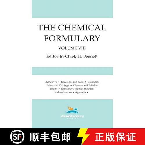 【3-4周达】Chemical Formulary, Volume 8: Volume 8 [9780820600611]