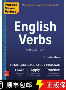 预订 Practice Makes Perfect: English Verbs, Third Edition [9781260143751]