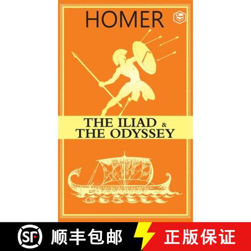 【3-4周达】精装 Homer: The Iliad & the Odyssey (Deluxe Hardbound Edition) [9788119007080]