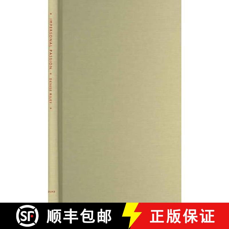 【3-4周达】Impersonal Passion: Language as Affect [9780822335009]