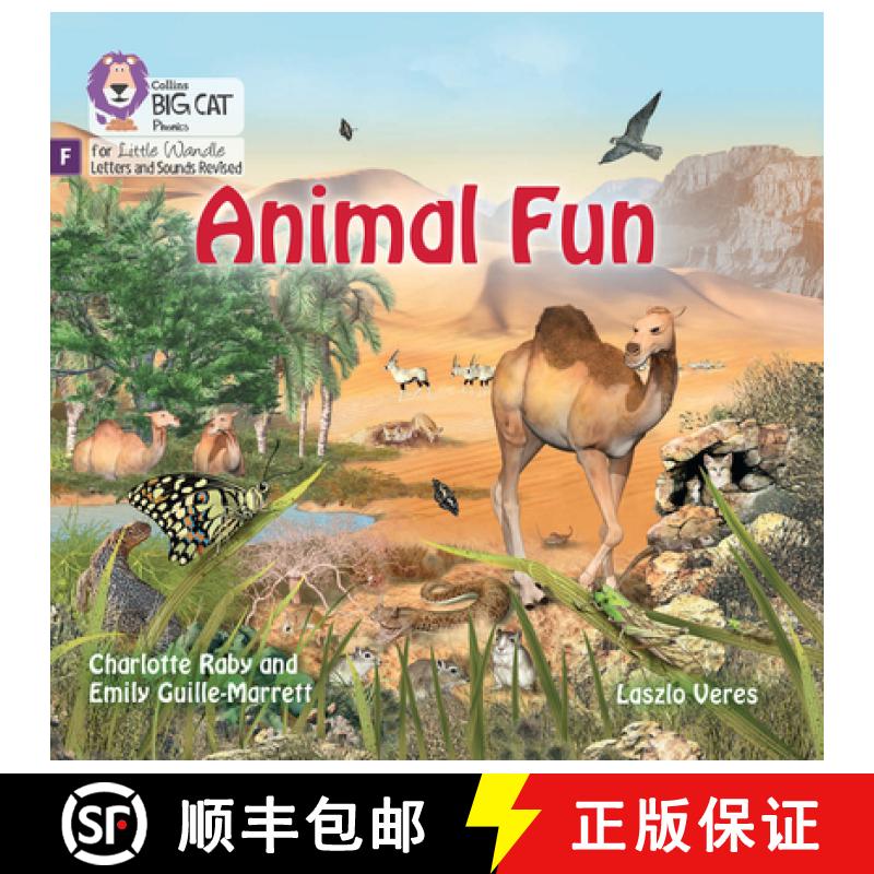 【3-4周达】Big Cat Phonics for Little Wandle Letters and Sounds Revised - Animal Fun: Phase 1 [9780008502263]