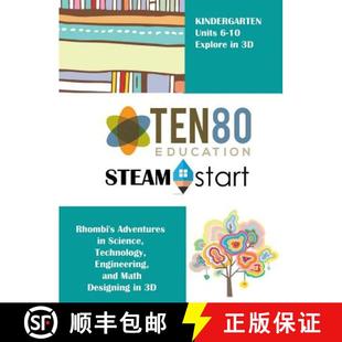 【3-4周达】Steamstart Kindergarten Curriculum: Adventures in 3D Shapes [9781942357247]