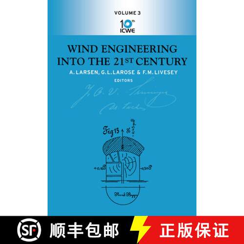 【3-4周达】精装 Wind Engineering Into the 21st Century: Proceedings of the Tenth International Confer... [9789058090621]