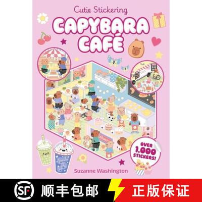 【3-4周达】Cutie Stickering #1 Capybara Cafe: The Ultimate Cosy Sticker Book [9780702345098]