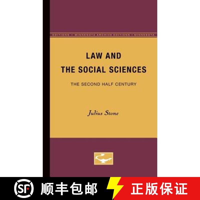 【3-4周达】Law and the Social Sciences: The Second Half Century [9780816658763]