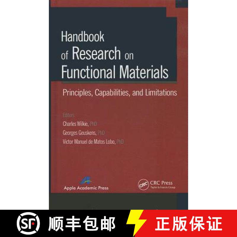 【3-4周达】精装 Handbook of Research on Functional Materials : Principles, Capabilities and Limitations [9781926895659] - 实物图
