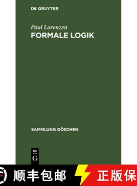 预订 Formale Logik [9783110027723]