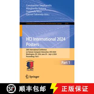 HCI 9783031619311 Interactio... Conference 4周达 2024 International Computer Posters Human 26th