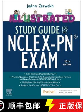 【3-4周达】Illustrated Study Guide for the Nclex-Pn(r) Exam [9780443110351]
