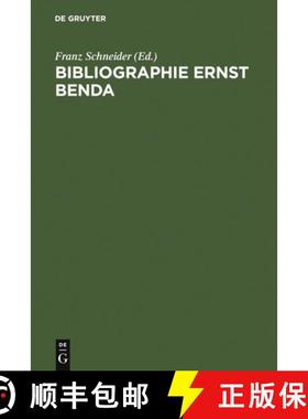 预订 Bibliographie Ernst Benda [9783110098020]