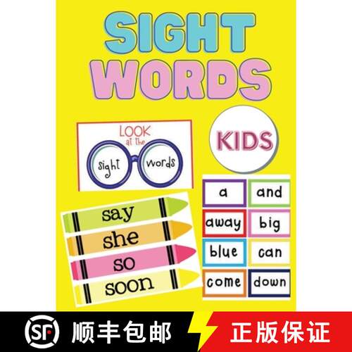 【3-4周达】Sight Words For Kids: 100 Sight Words Kindergarten Workbook Ages 4-8 - Learn to Read Adven... [9782457305198]