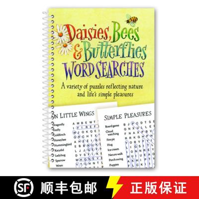 预订 Daisies, Bees & Butterflies Word Searches [9781737556275]