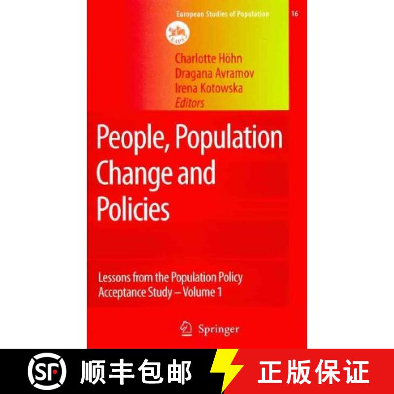 【3-4周达】People, Population Change and Policies: Lessons from the Population Policy Acceptance Study [9781402066900]