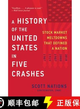 【3-4周达】A History of the United States in Five Crashes: Stock Market Meltdowns That Defined a Nation [9780062467287]