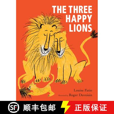 【3-4周达】Three Happy Lions [9781912650729]