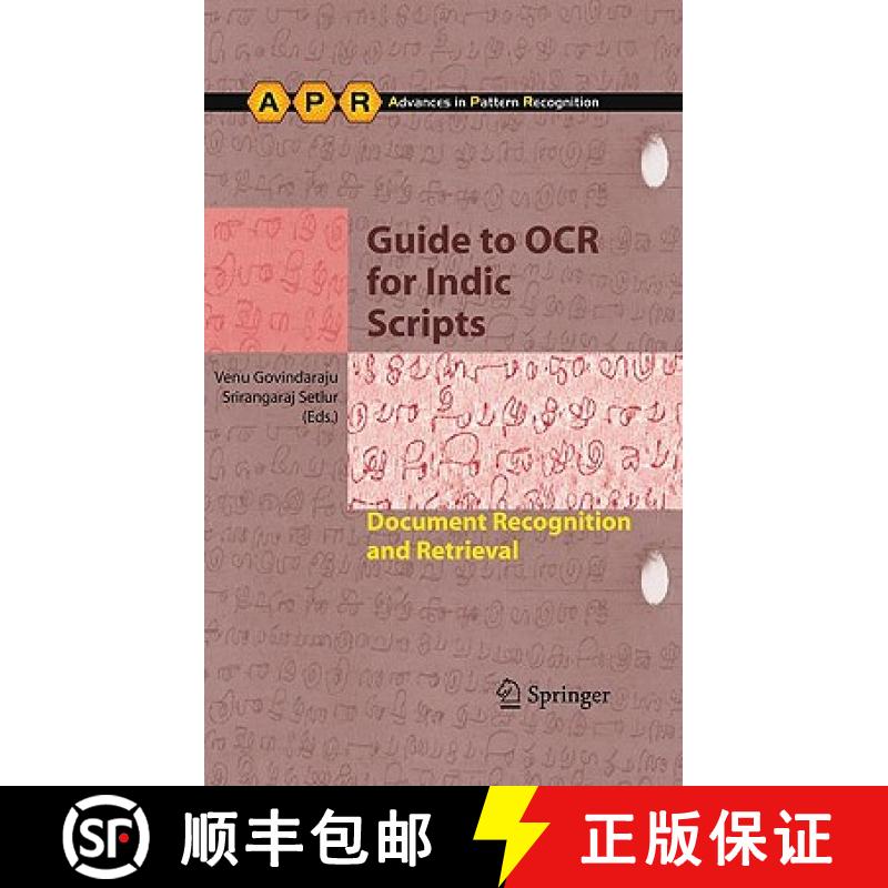【3-4周达】Guide to OCR for Indic Scripts: Document Recognition and Retrieval [9781848003293]