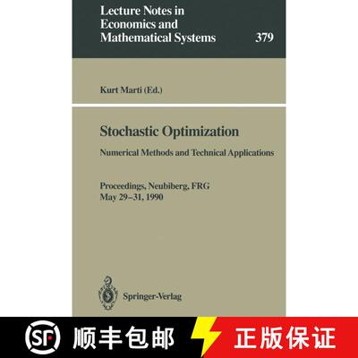【3-4周达】Stochastic Optimization : Numerical Methods and Technical Applications [9783540552253]
