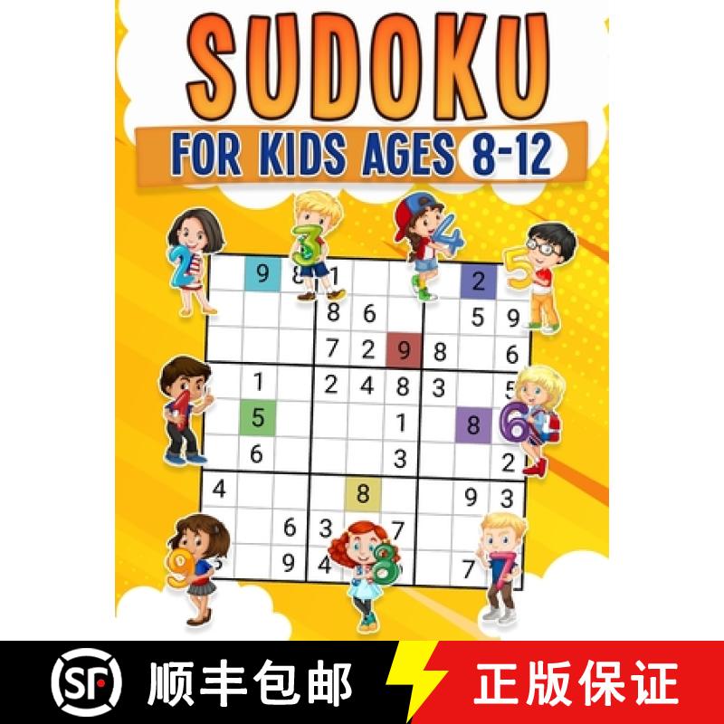 【3-4周达】Sudoku for Kids Ages 8-12 Childrens Activity Book With Over 340 Sudoku Puzzles Grids Inclu... [9781739437732]