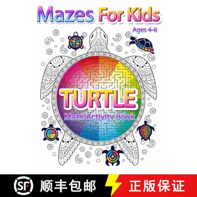 【3-4周达】Mazes For Kids Ages 4-8: Turtle Maze Activity Book | 4-6, 6-8 | Workbook for Games, Puzzle... [9783420800771]