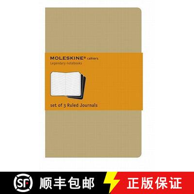 【3-4周达】Moleskine Ruled Cahier Xl - Kraft Cover (3 Set): - Moleskine Ruled Cahier Xl - Kraft Cover... [9788883705045]