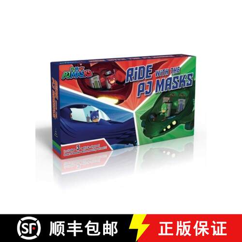 【3-4周达】精装 Ride with the Pj Masks (Boxed Set): To the Cat-Car!; Go, Go, Gekko-Mobile!; Fly High,... [9781534498198]