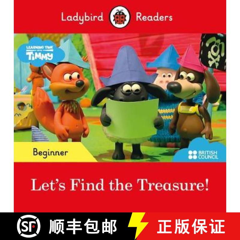 【3-4周达】Ladybird Readers Beginner Level - Timmy Time - Let's Find the Treasure! (ELT Graded Reader) [9780241440094]