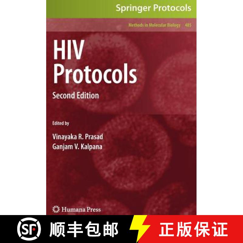 【3-4周达】HIV Protocols: Second Edition [9781617378089]