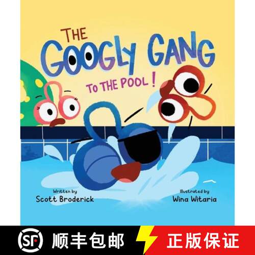 【3-4周达】精装 The Googly Gang to the Pool!: The Googly Gang to the Pool! [9798994495636]
