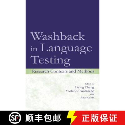 【3-4周达】Washback in Language Testing: Research Contexts and Methods [9780805839876]