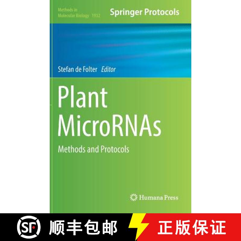【3-4周达】Plant MicroRNAs : Methods and Protocols [9781493990412]