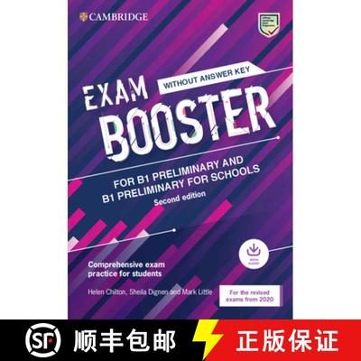预订 剑桥PET考试 学生书不带答案带音频 Exam Booster for Preliminary and Preliminary for Schools withou... [9781108682190]