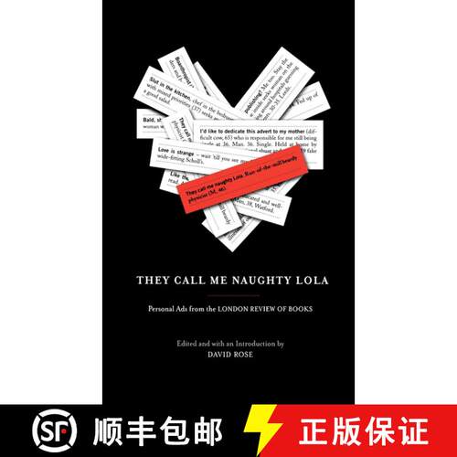 【3-4周达】They Call Me Naughty Lola: Personal Ads from the London Review of Books [9781416540304]