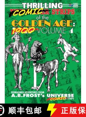 【3-4周达】Thrilling Newspaper Strips of the Golden Age, 1929 Volume 4 (Hardcover) [9781895462876]