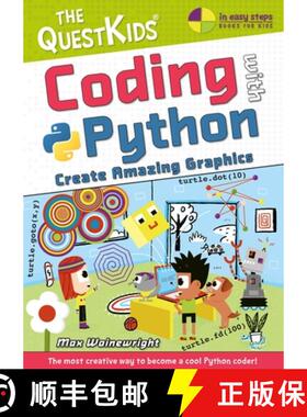 【3-4周达】Coding with Python - Create Amazing Graphics: A New Title in the Questkids Children's Series [9781840789577]