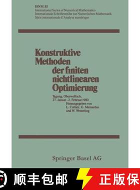 【3-4周达】Konstruktive Methoden der finiten nichtlinearen Optimierung : Tagung, Oberwolfach, 27. Jan... [9783034863230]