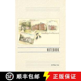 Cambridge 9798385421633 Vintage Greetings from Notebook 4周达 Lined Massachusetts Harvard