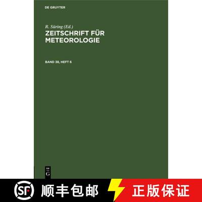 【3-4周达】Zeitschrift Für Meteorologie. Band 38, Heft 6 [9783112557310]