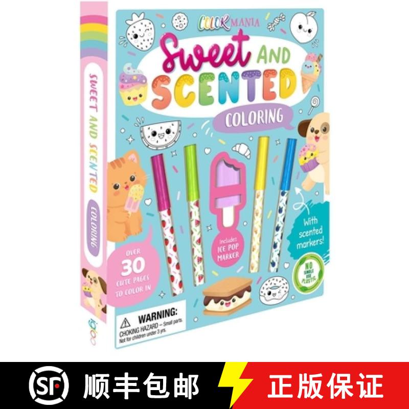 【3-4周达】Colormania Sweet and Scented Coloring: with Scented Markers [9781837955480]图片