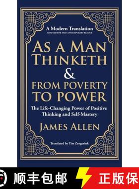 预订 As a Man Thinketh & From Poverty to Power: The Life-Changing Power of Positive Thinking and Self... [9781804212653]
