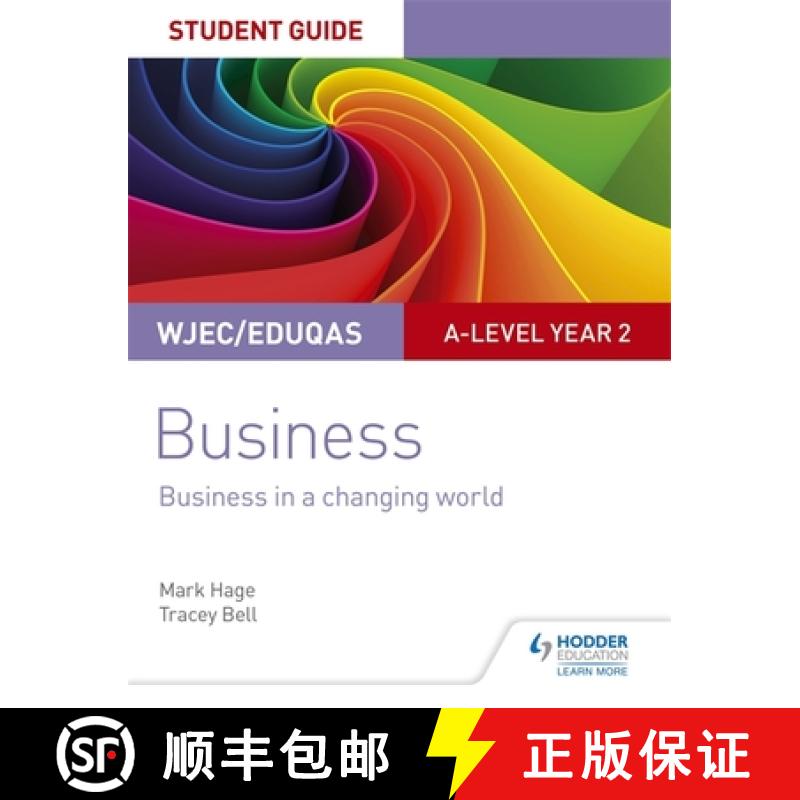 【2-3周达】WJEC/Eduqas A-level Year 2 Business Student Guide 4: Business in a Changing World [9781510419889]