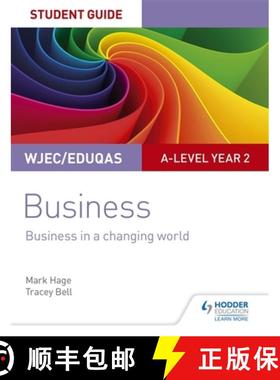 【3-4周达】WJEC/Eduqas A-level Year 2 Business Student Guide 4: Business in a Changing World [9781510419889]