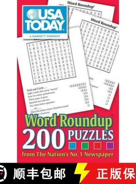 【3-4周达】USA Today Word Roundup, Volume 22: 200 Puzzles from the Nation's No. 1 Newspaper [9781449418281]