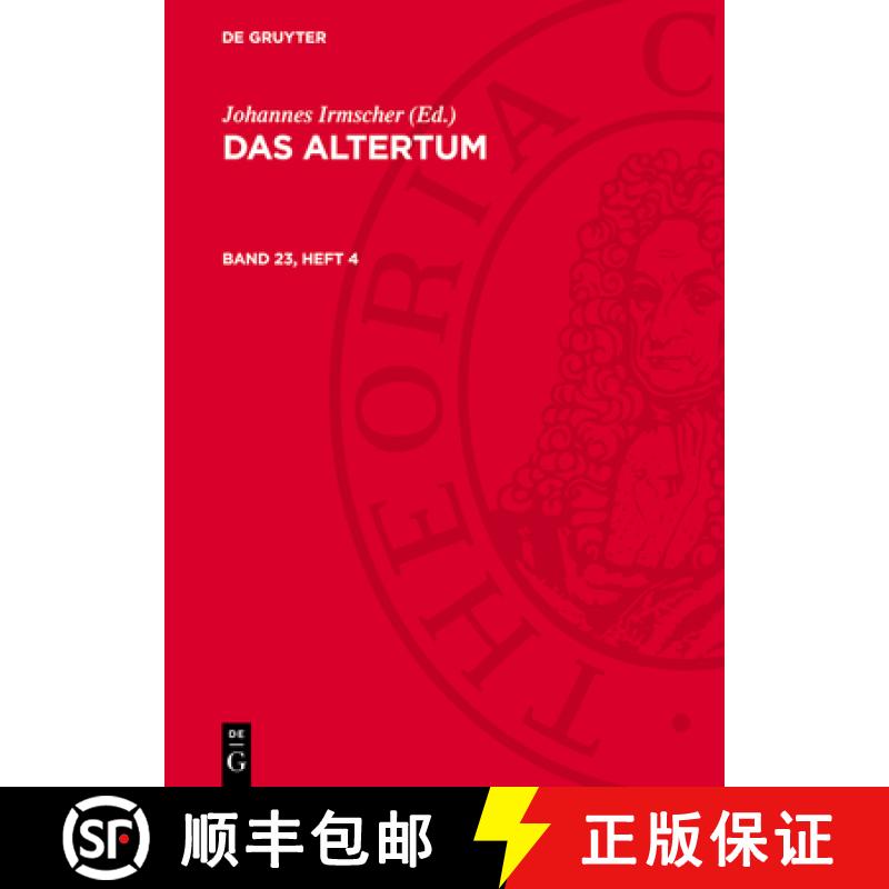 【3-4周达】精装 Das Altertum, Band 23, Heft 4: Ava-B, Band 23, Heft 4 [9783112785782] - 实物图
